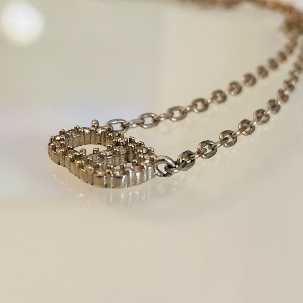 Auth Dior Clair D Lune Necklace View 5